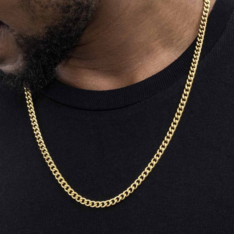 5mm 14K Gold Miami Cuban Chain